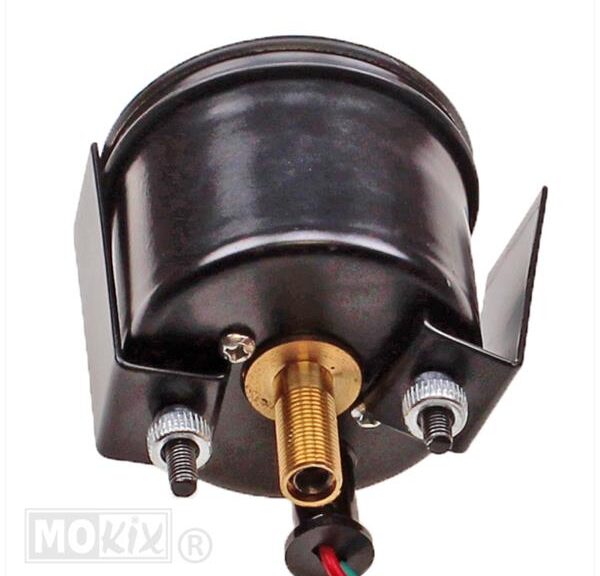 KM Teller-Klok UNI Rond 60mm 80kmh (VDO) WIT