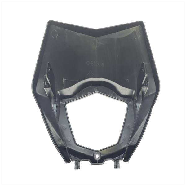 Koplampspoiler Rieju MRT/MRT-PRO >-22 Zwart" - MKX