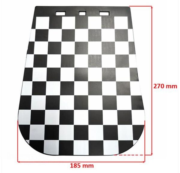 Spatlap UNI Racing Flag Groot (185x270) Oldtimer - Supertec