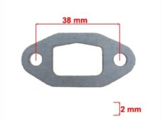 Pakking Inlaat Zundapp 50cc Geforc. Koeling  (1)