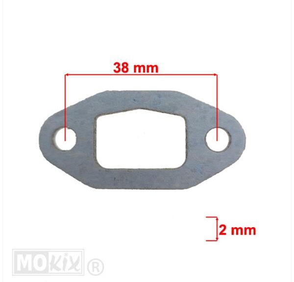 Pakking Inlaat Zundapp 50cc Geforc. Koeling  (1)