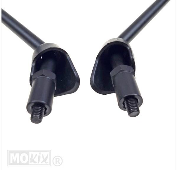 Peili PIA Vespa Sprint 50-150 14> MATTA musta SET" - MKX