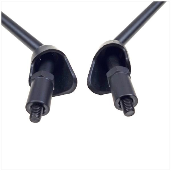 Spiegel PIA Vespa Sprint 50-150 14> MAT Zwart SET" - MKX