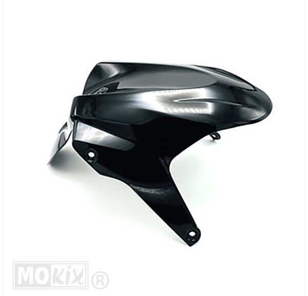 Voorspatbord Yamaha Aerox 2013 Glans Zwart - MKX