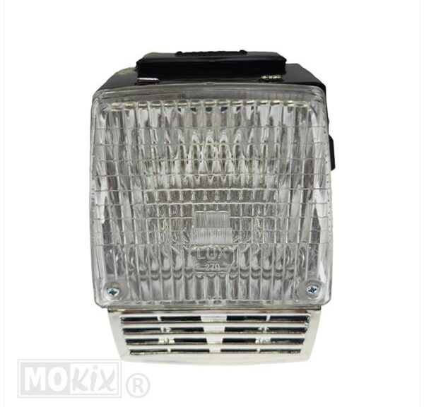 Koplamp Mobylette/MBK 41/51/85/88/881 Compl Zwart