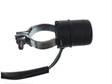 Stopknop MET Kabel 2dlg Zwart Rubber Klem (1)