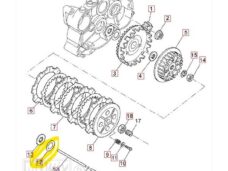Vulring Koppeling DERBI/RIEJU/AM6 17.2x30x0.8
