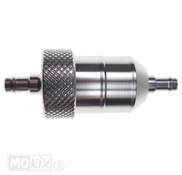 Benzinefilter UNI 7mm Aansl Aluminium - Supertec