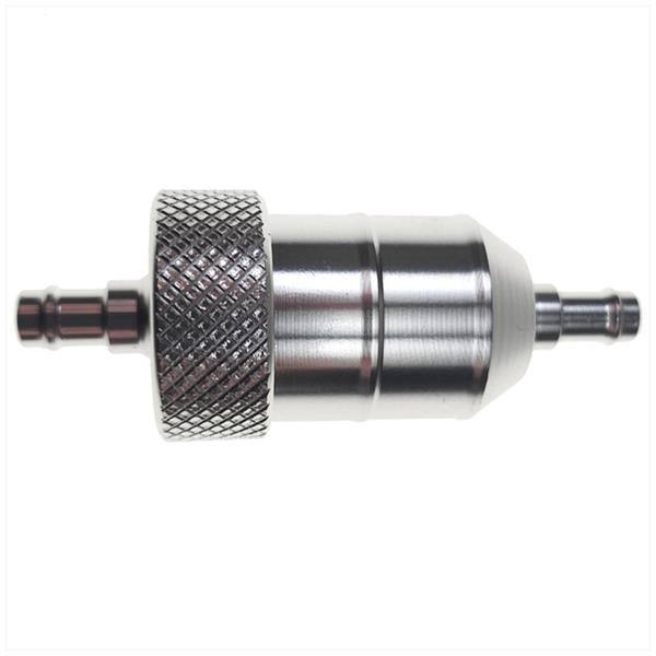 Benzinefilter UNI 7mm Aansl Aluminium - Supertec
