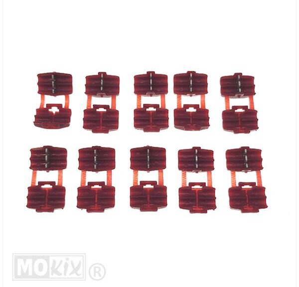 Connector Blokken Scots 0.5mm-1mm Rood (10)