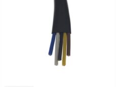 Lichtsnoer 5-ADERIG 0.5mm Zwarte Hoes 1mtr