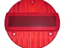 Achterlicht Glas Simson Rond 120mm  Rood CE Elec