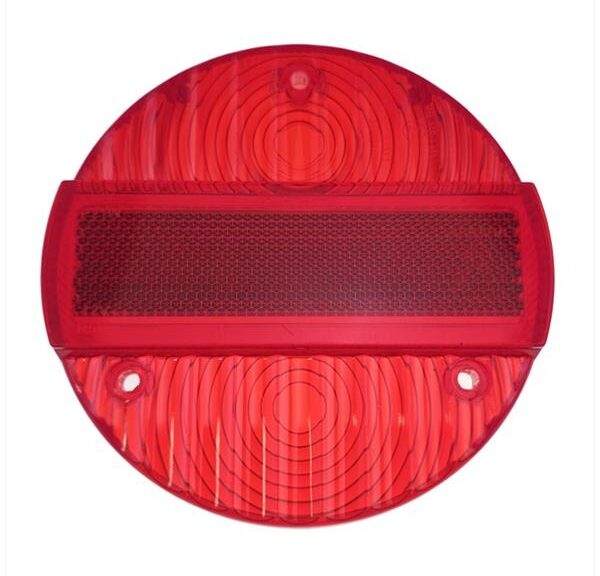 Achterlicht Glas Simson Rond 120mm Rood CE Elec