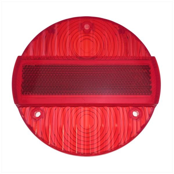 Achterlicht Glas Simson Rond 120mm Rood CE Elec