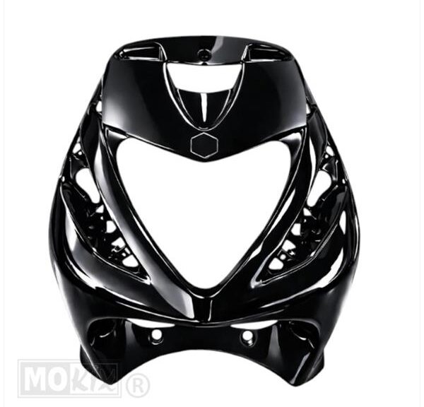 Etulasi Piaggio ZIP SP STD kiiltävän musta - MKX
