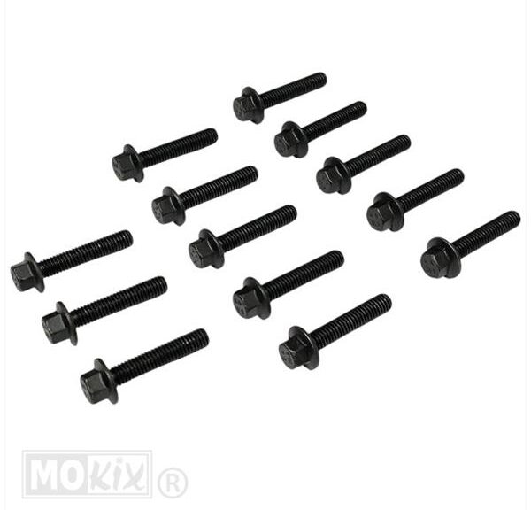 Carterdeksel Boutset Piaggio 2T/4T Zwart (13) - Bollard