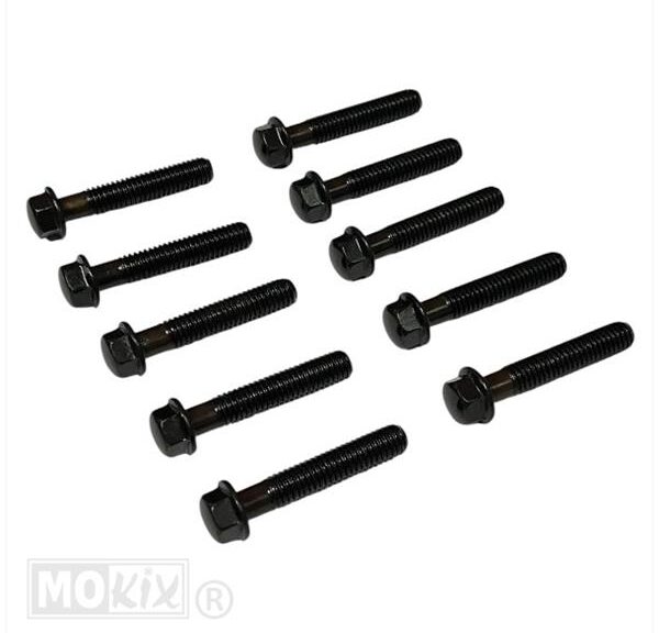 Carterdeksel Boutset SYM 50 4T Zwart (10) - Bollard