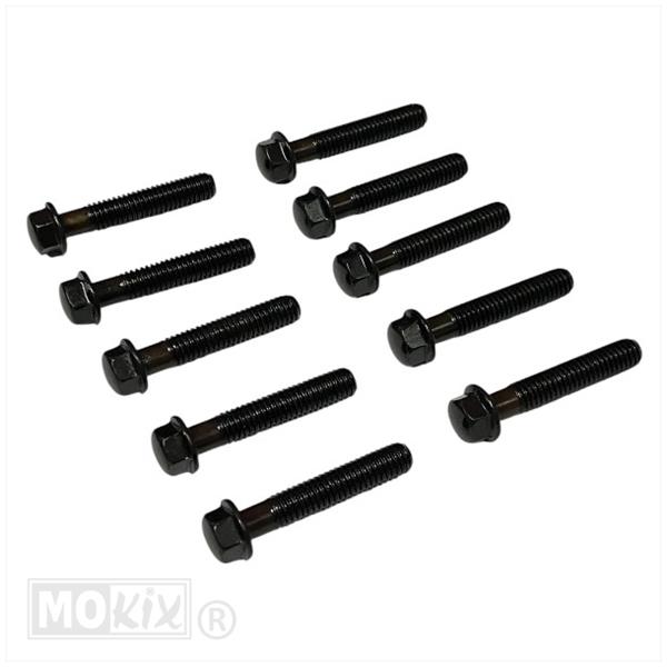 Carterdeksel Boutset SYM 50 4T Zwart (10) - Bollard