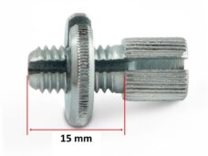 Kabelstelbout M7 MET Gleuf 15mm