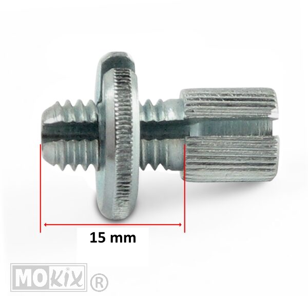 Kabelstelbout M7 MET Gleuf 15mm