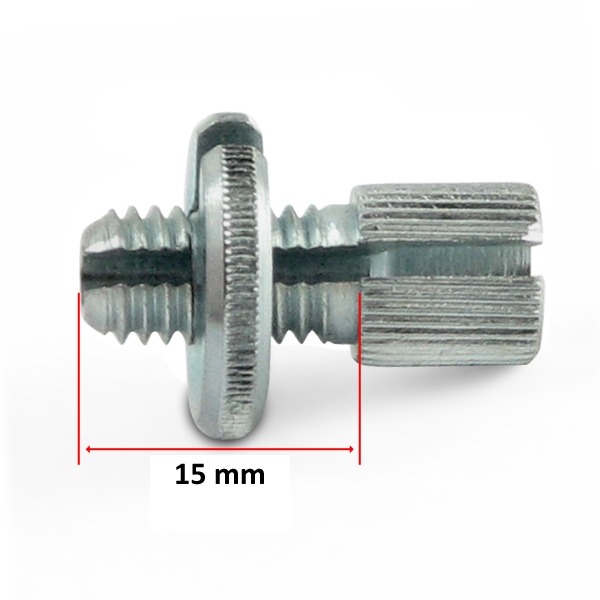 Kabelstelbout M7 MET Gleuf 15mm