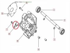 Opsluitplaat Keerring Beta/Generic/Minarelli Horz