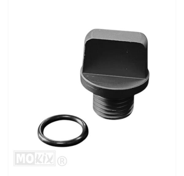Olievulplug Minarelli Scooter Aluminium Zwart