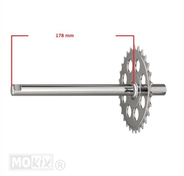 Trap-AS Puch Maxi NT 28t Lang Chroom