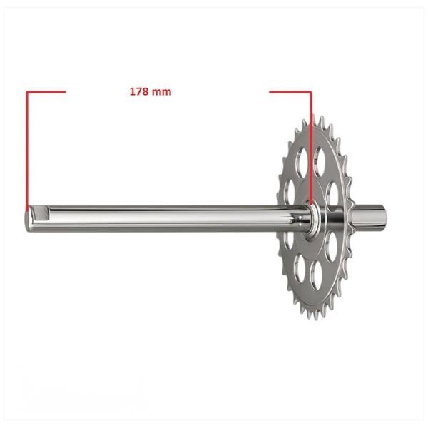 Trap-AS Puch Maxi NT 28t Lang Chroom