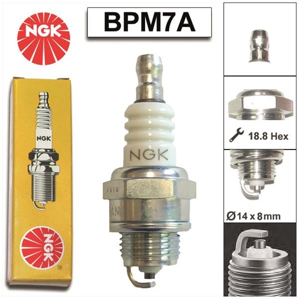 Bougie NGK BPM7A Solex (1)