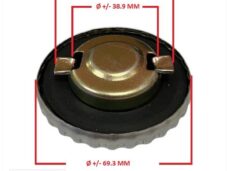 Tankdop Honda MB/MT 39mm Inox ST - Supertec