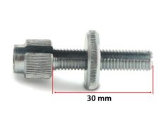 Kabelstelbout M7 MET Gleuf Lang Aluminium 30mm (1)