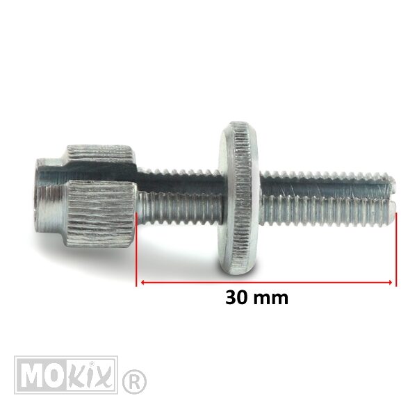 Kabelstelbout M7 MET Gleuf Lang Aluminium 30mm (1)