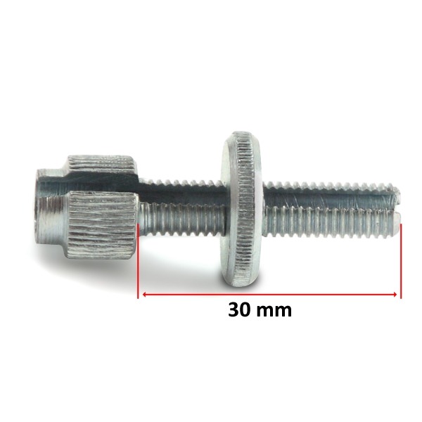 Kabelstelbout M7 MET Gleuf Lang Aluminium 30mm (1)
