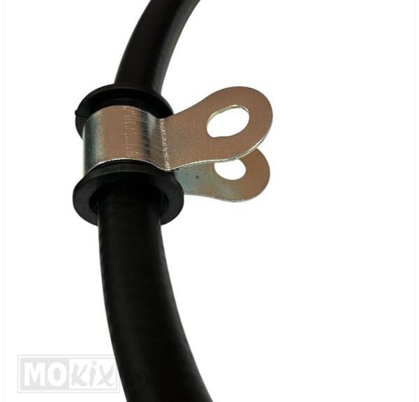 Benzineslang Injectie SET +  2 X Klem Zwart 100cm - Supertec