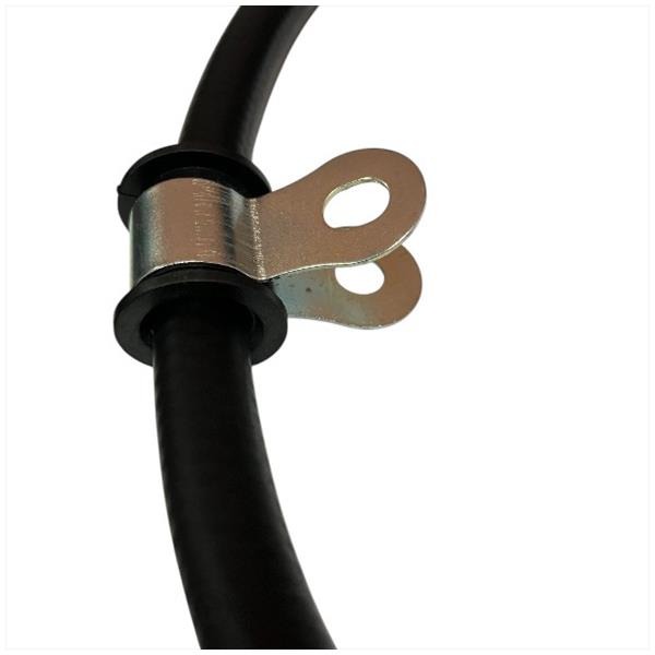 Benzineslang Injectie SET + 2 X Klem Zwart 100cm - Supertec