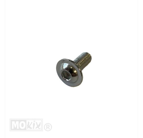 Schroefset M6x16 Hexagon Zilver (5) - Bollard