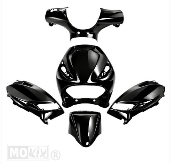 Plaatwerk KIT Piaggio ZIP00 AC (5) Glans Zwart " - MKX