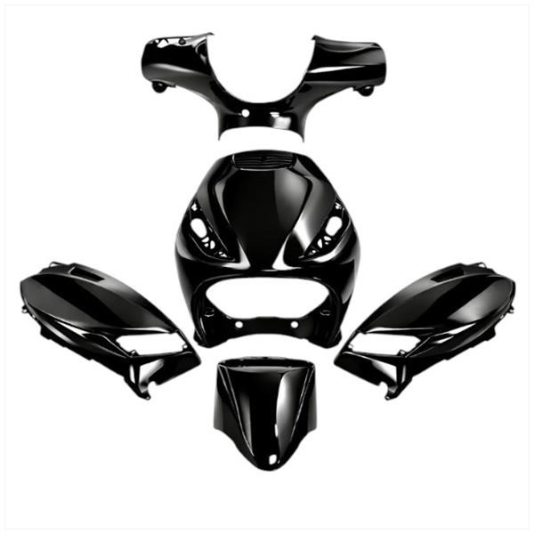 Plaatwerk KIT Piaggio ZIP00 AC (5) Glans Zwart " - MKX