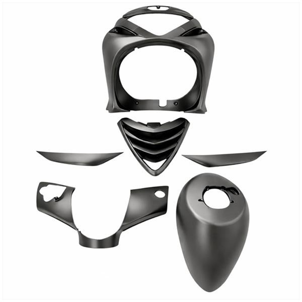 Plaatwerk KIT Piaggio ZIP00 LC (6) MAT Zwart " - MKX