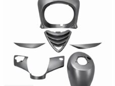 Plaatwerk KIT Piaggio ZIP00 LC (6) Satin Grey" - MKX