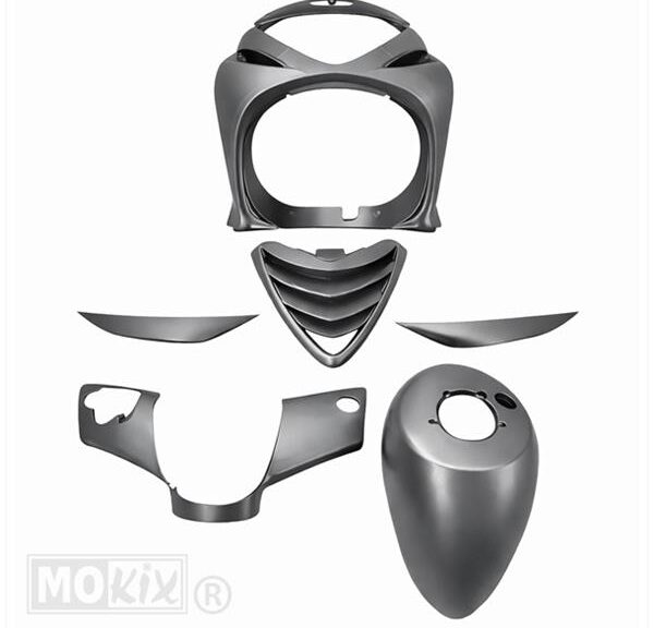 Plaatwerk KIT Piaggio ZIP00 LC (6) Satin Grey" - MKX