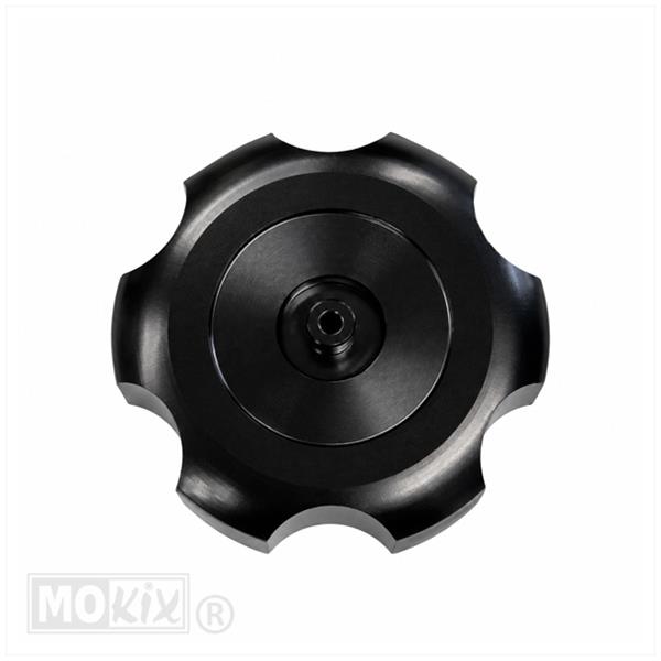 Tankdop Derbi Senda-R Aluminium Zwart 40mm