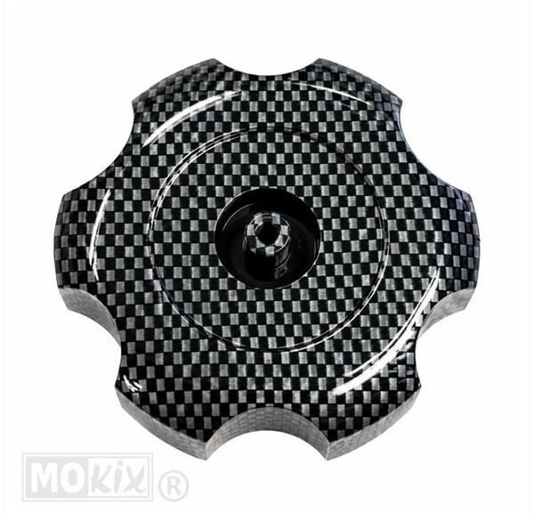Tankdop Derbi Senda-R Aluminium Carbon 40mm