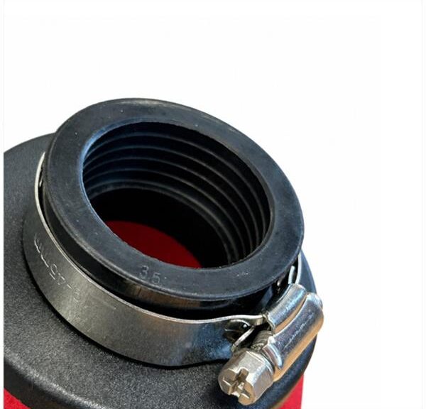 Powerfilter Foam Racing Groot Schuin Rood 28/35mm