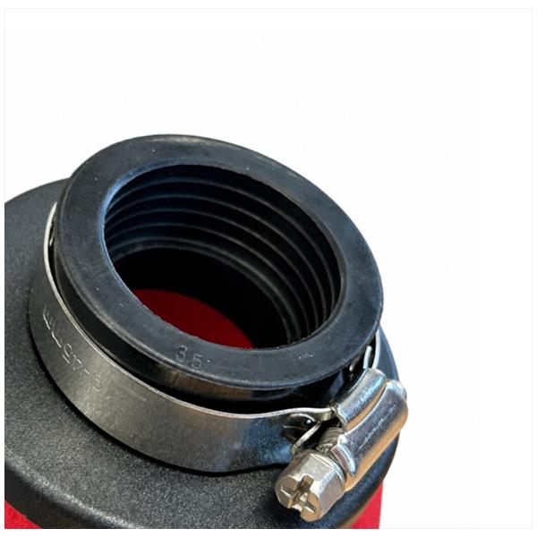 Powerfilter Foam Racing Groot Schuin Rood 28/35mm