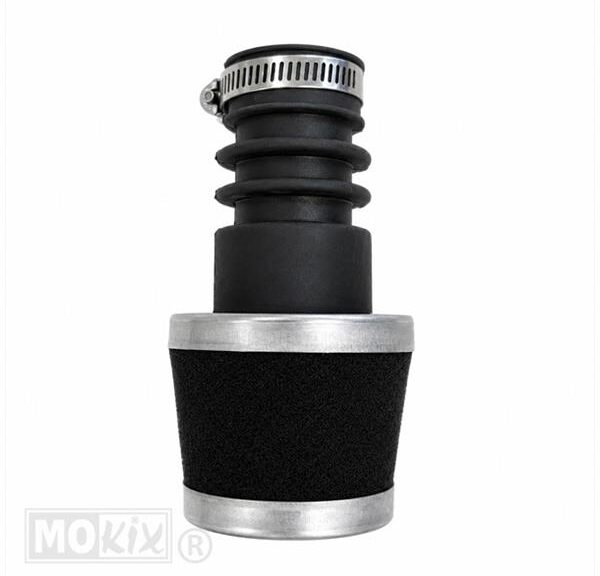 Powerfilter Foam Puch Maxi 12/15mm Carb. Zwart