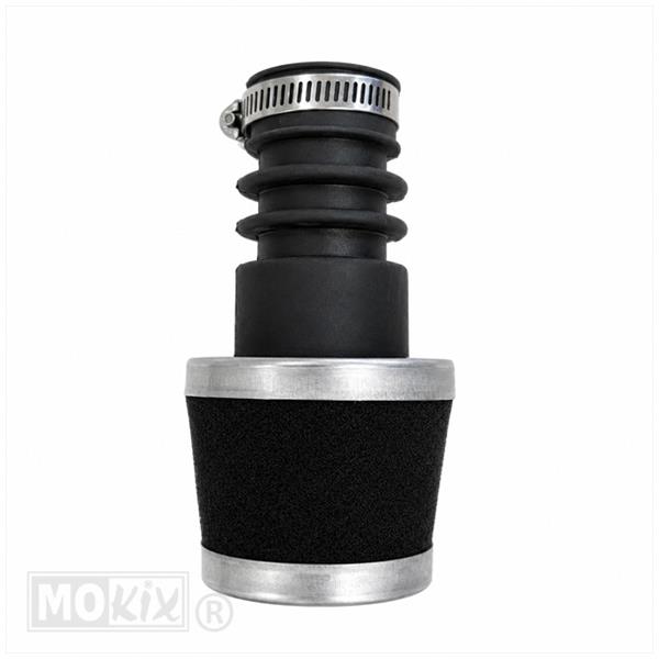 Powerfilter Foam Puch Maxi 12/15mm Carb. Zwart
