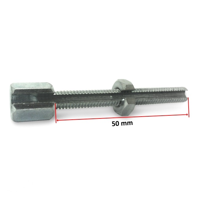 Kabelstelbout M6 MET Gleuf Lang 50mm (1) - Bollard