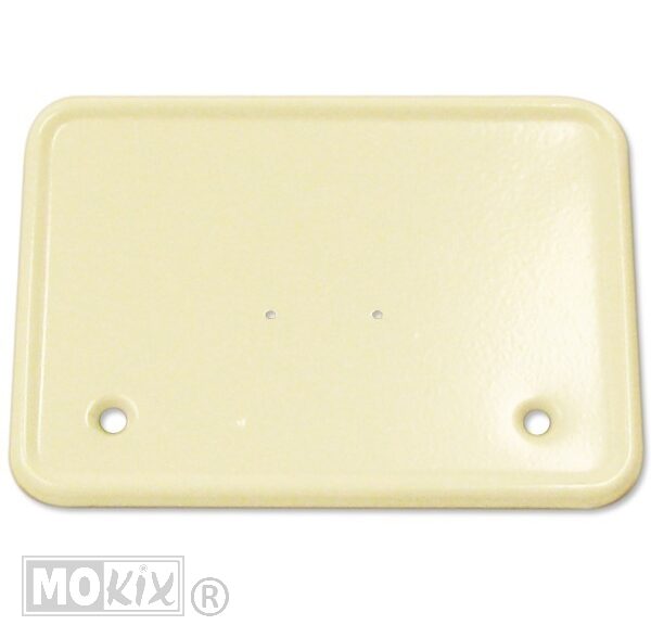Nummerplade 150x100 HVID